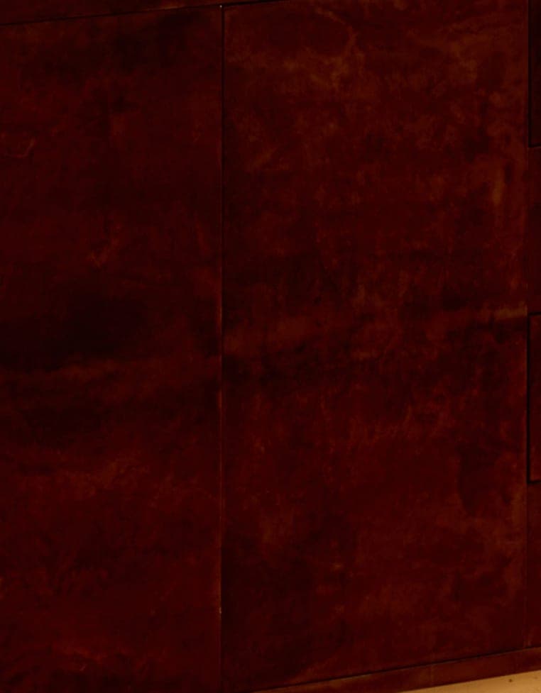 Dark lacquered joinery detail